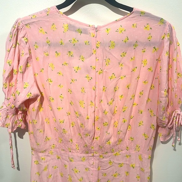 Faithful The Brand Meija pink midi dress - size 6 - Picture 3 of 11